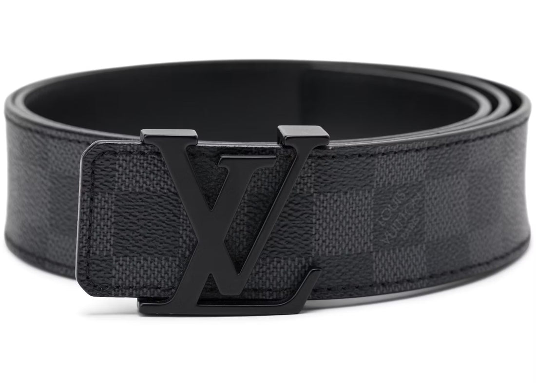 ICONIC LOUIS VUITTION BLK Checkered Belt